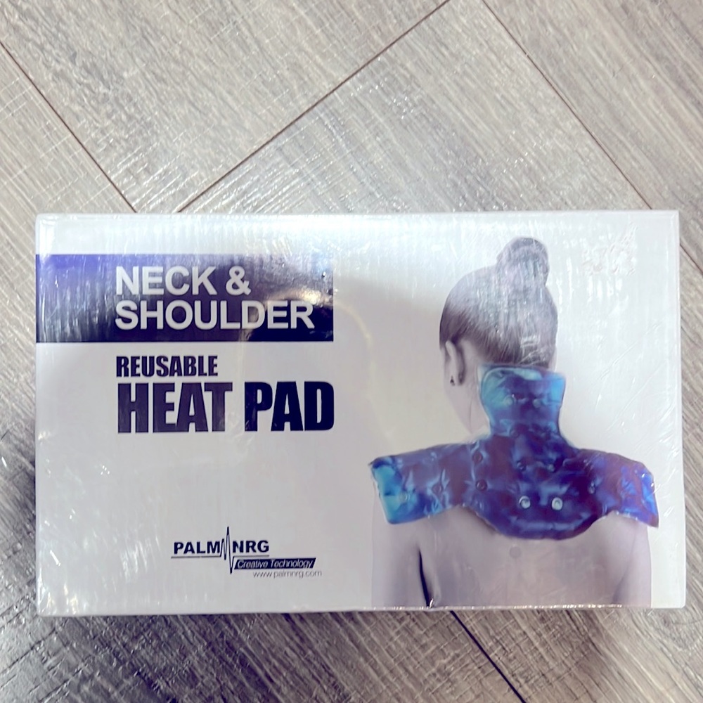 Palm NRG Neck & Shoulder Reusable Heating Pad - New in Box !